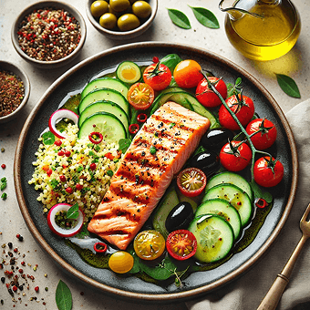 Comida saludable equilibrada